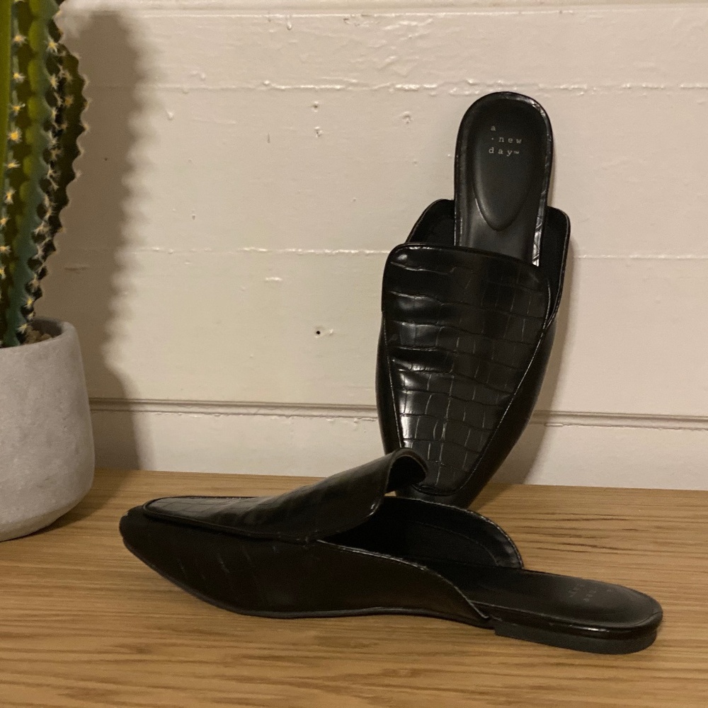 Target Faux Croc. Loafers